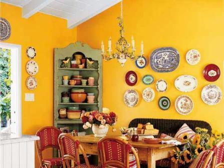 Где разместить красивую тарелку – на столе или на стене?