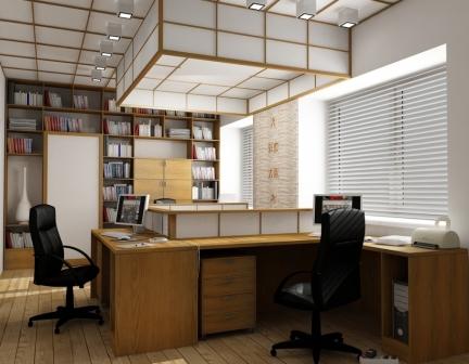 Офис в японском стиле: простота, функциональность, чистота!
