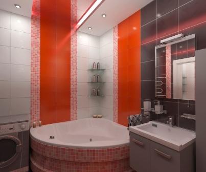 Как быстро преобразить интерьер слишком яркой ванной комнаты?