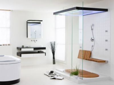 Интерьер ванной комнаты в стиле минимализм